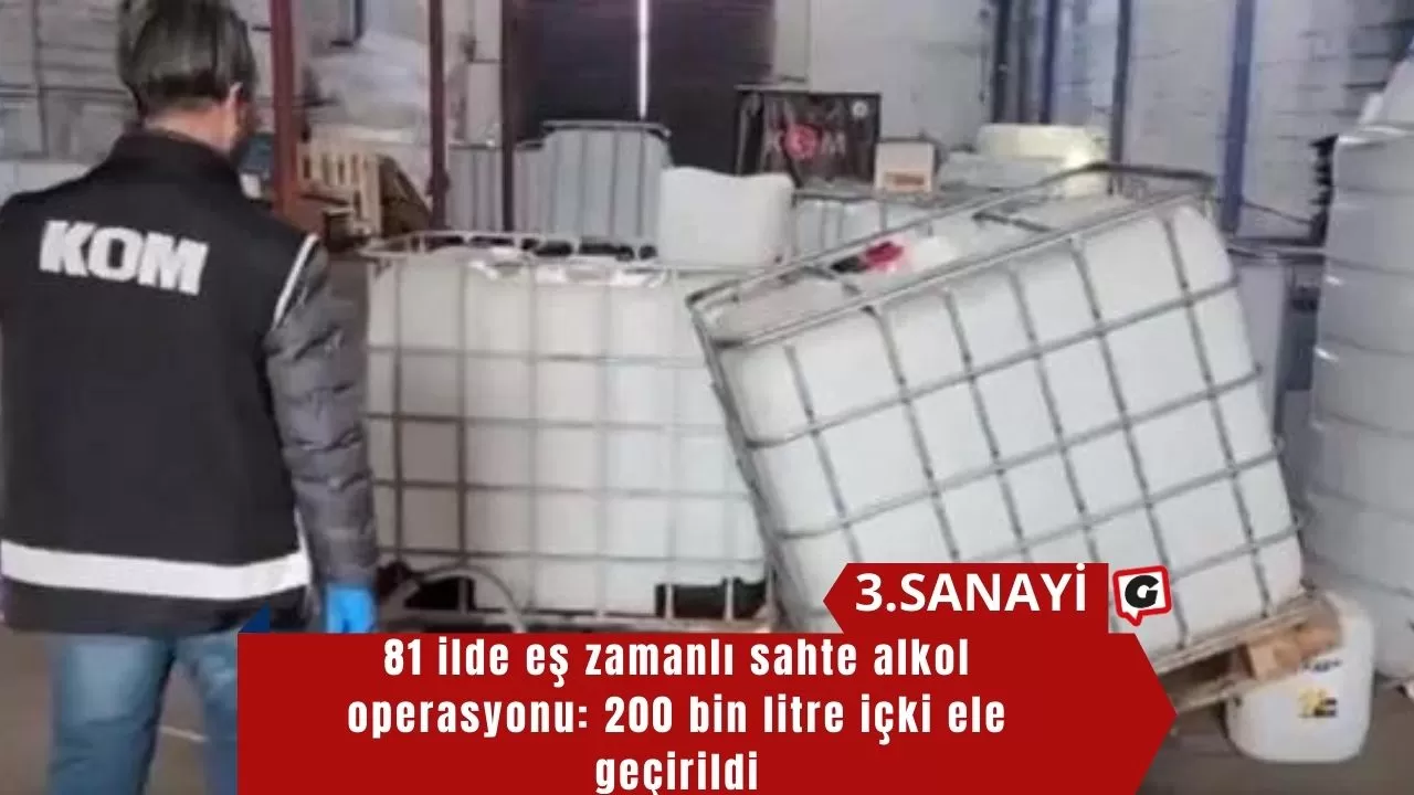 Ilde E Zamanl Sahte Alkol Operasyonu Bin Litre I Ki Ele Ge Irildi