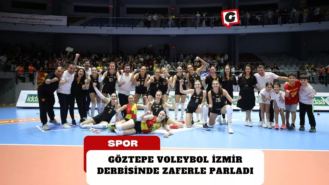 Göztepe Voleybol İzmir Derbisinde Zaferle Parladı