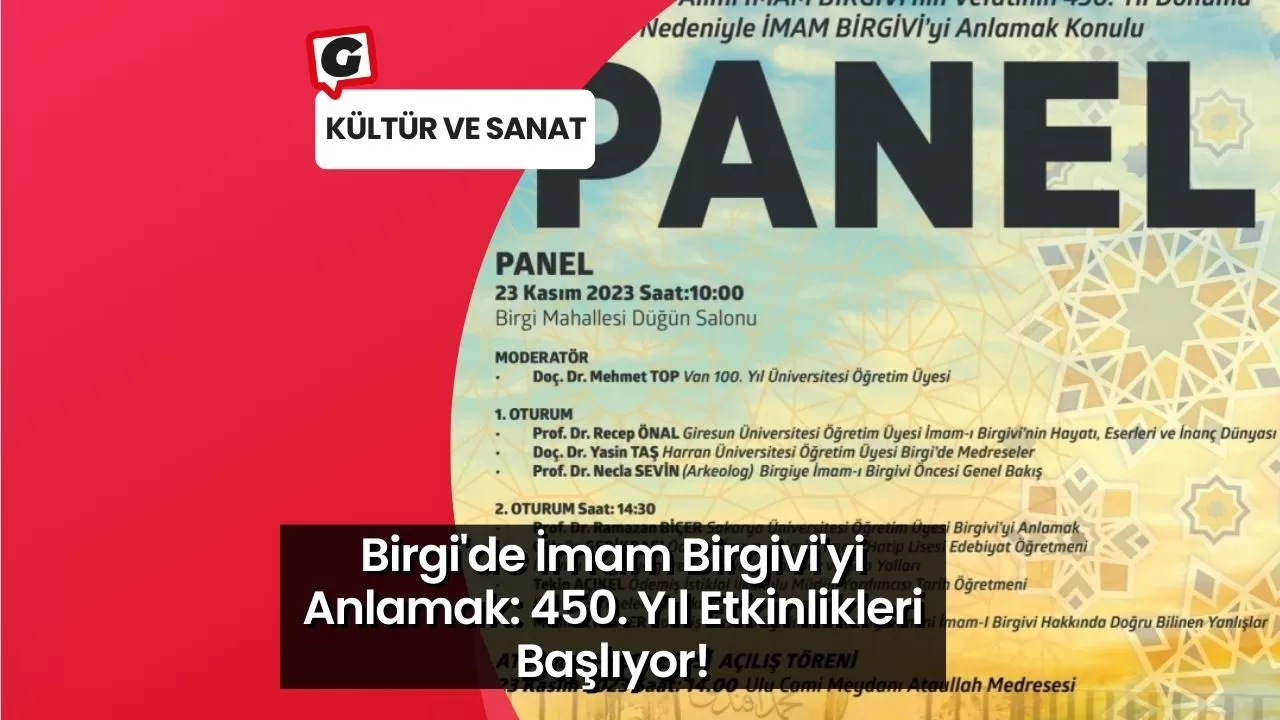 Birgi'de İmam Birgivi'yi Anlamak: 450. Yıl Etkinlikleri Başlıyor!