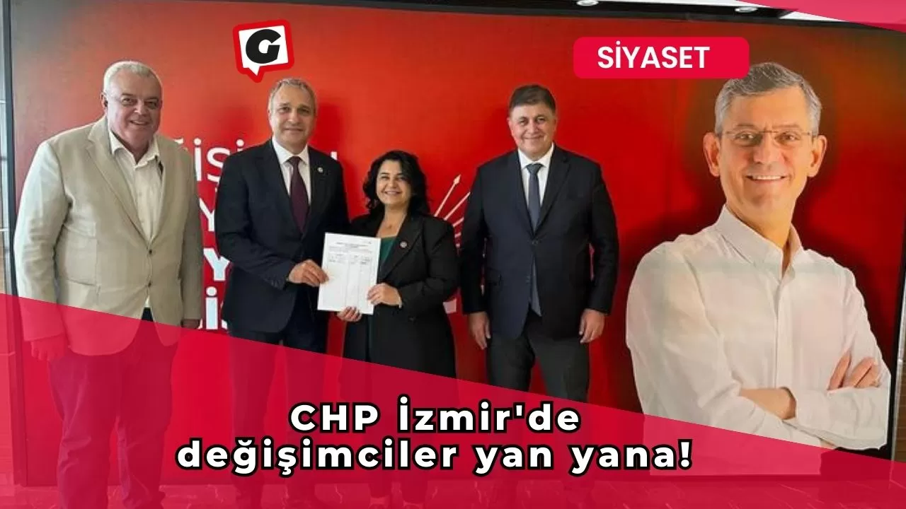 CHP İzmir'de değişimciler yan yana! İmzalarını teslim ettiler