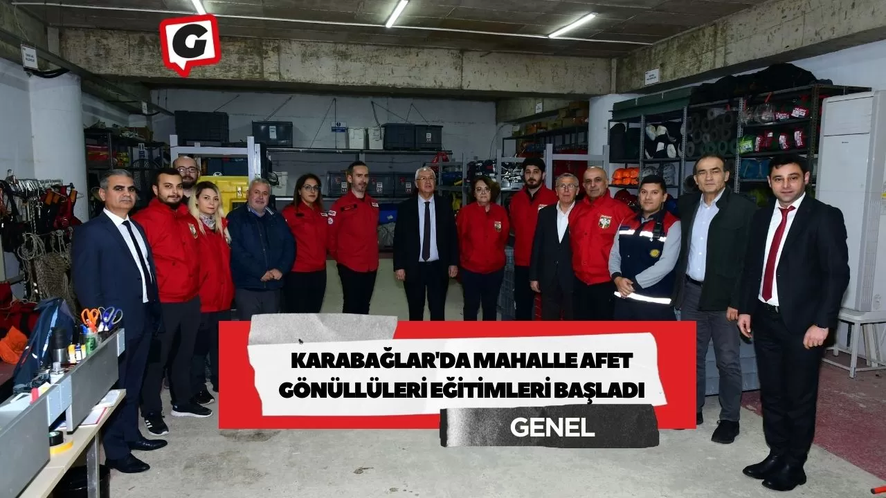 Karabağlar'da Mahalle Afet Gönüllüleri Eğitimleri Başladı