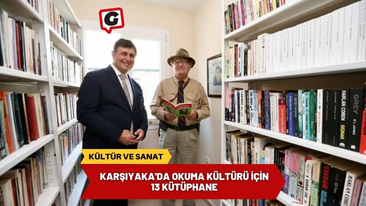 Karşıyaka'da Okuma Kültürü İçin 13 Kütüphane