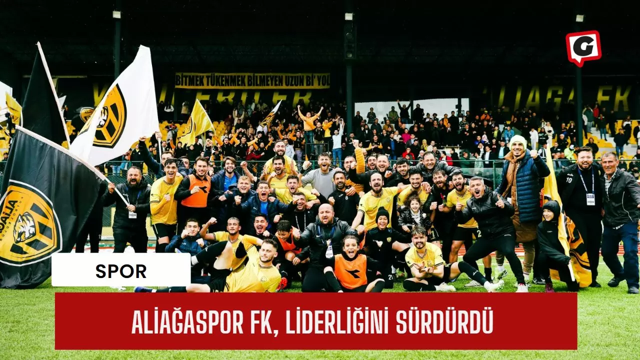 Aliağaspor FK, Liderliğini Sürdürdü