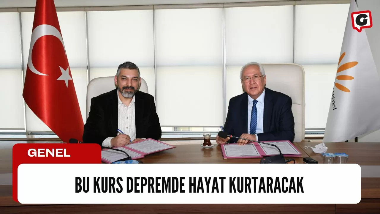 Bu kurs depremde hayat kurtaracak