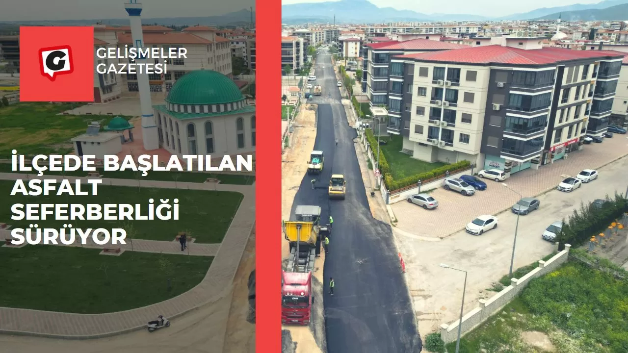 İlçede Başlatılan Asfalt Seferberliği Sürüyor