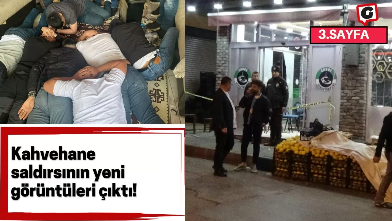 Kahvehane saldırsının yeni görüntüleri çıktı!