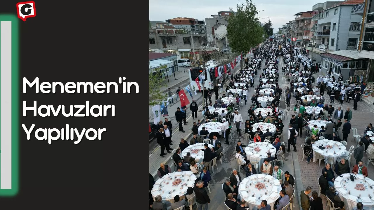 Menemen'in Havuzları Yapılıyor