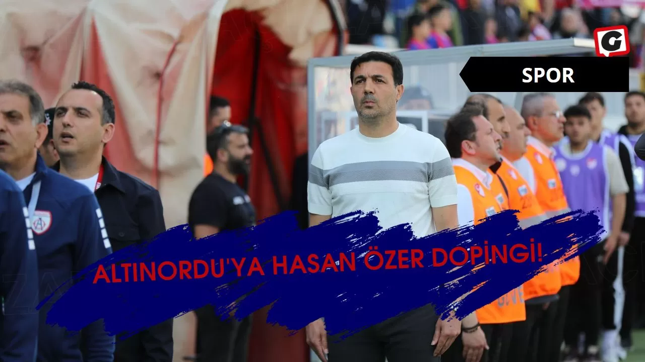 Altınordu'ya Hasan Özer Dopingi!