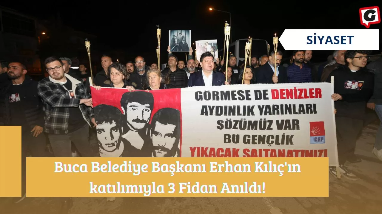 Buca Belediye Başkanı Erhan Kılıç'ın katılımıyla 3 Fidan Anıldı!