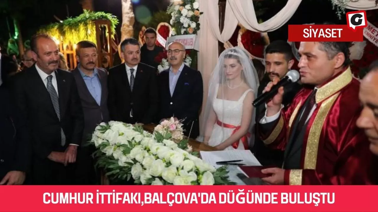 Cumhur İttifakı,Balçova'da Düğünde Buluştu