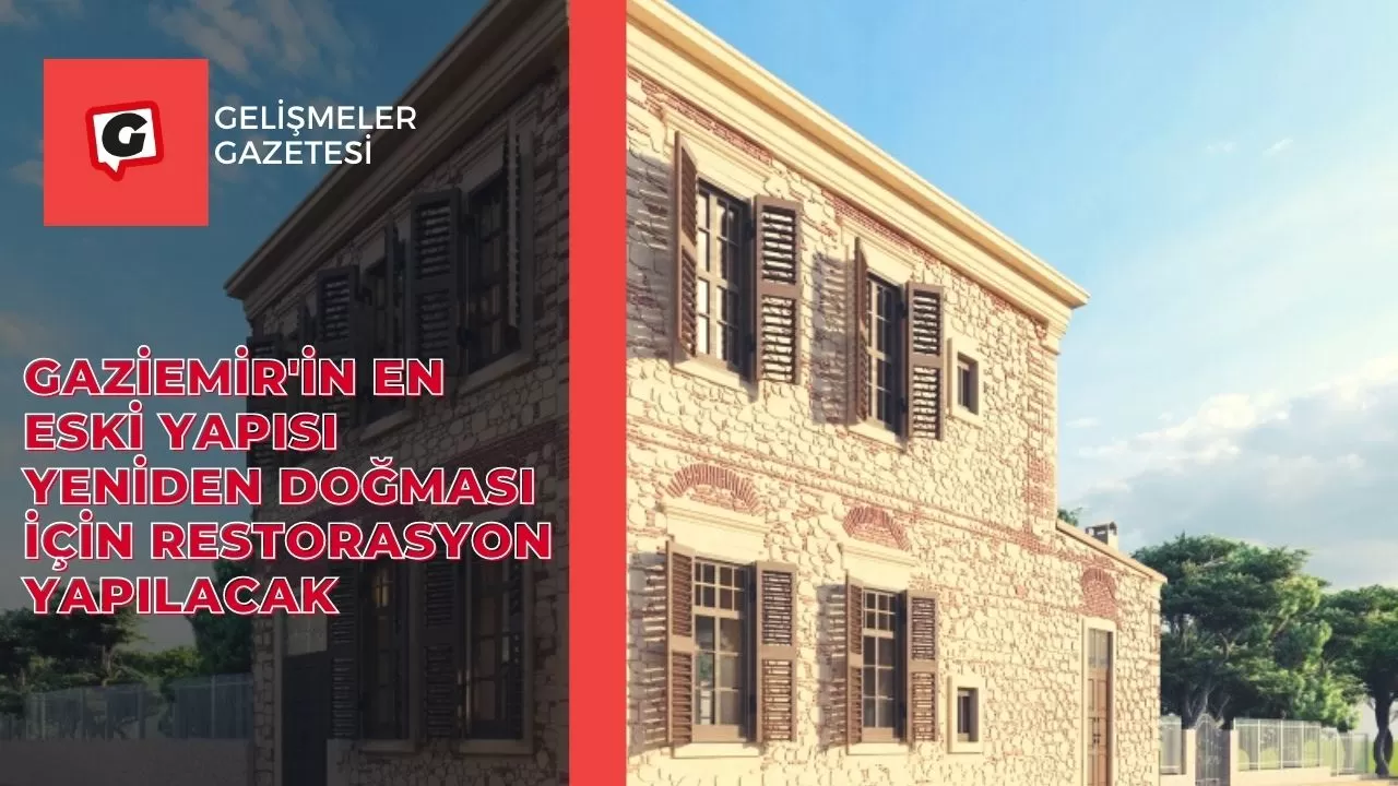 Gaziemir'in En Eski Yapısı Yeniden Doğması İçin Restorasyon Yapılacak