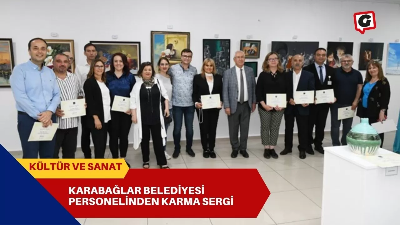 Karabağlar Belediyesi personelinden karma sergi