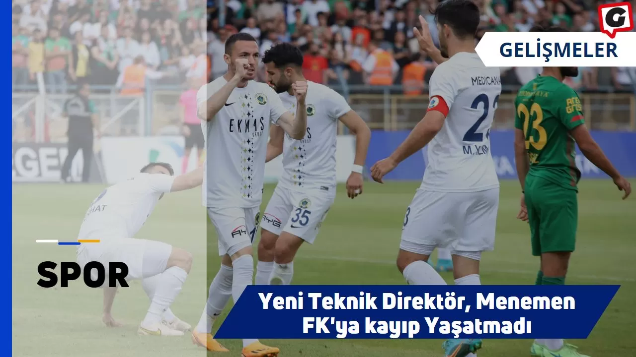 Yeni Teknik Direktör, Menemen FK'ya kayıp Yaşatmadı