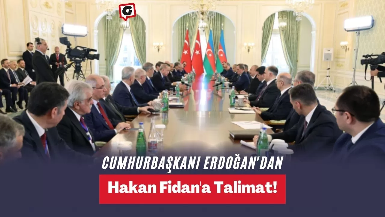 Cumhurbaşkanı Erdoğan'dan Hakan Fidan'a Talimat!