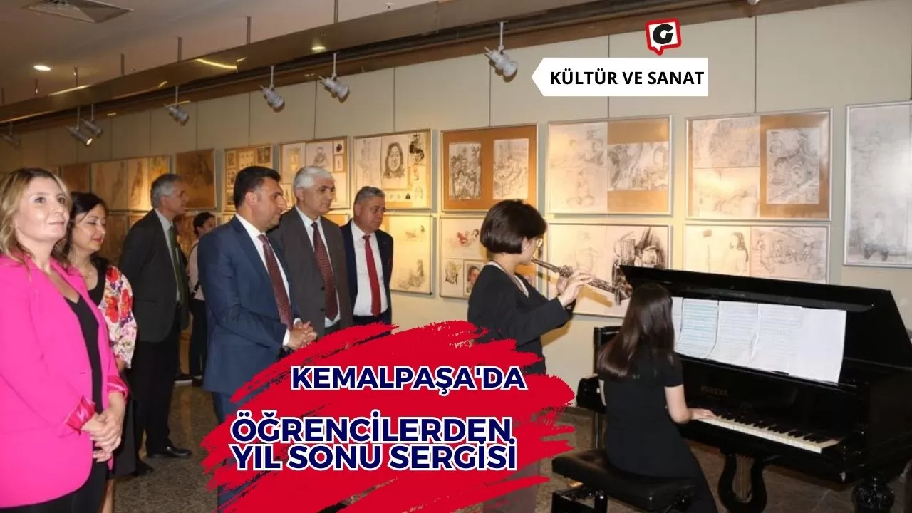 Kemalpaşa'da Öğrencilerden Yıl Sonu Sergisi