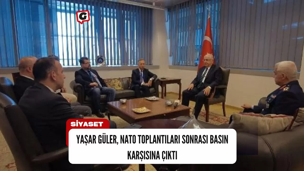 Yaşar Güler, NATO toplantıları sonrası basın karşısına çıktı