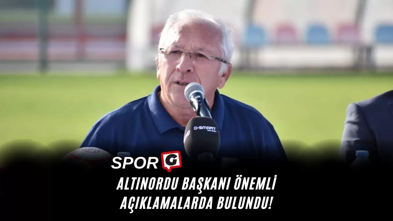 Altınordu Başkanı Önemli Açıklamalarda Bulundu!