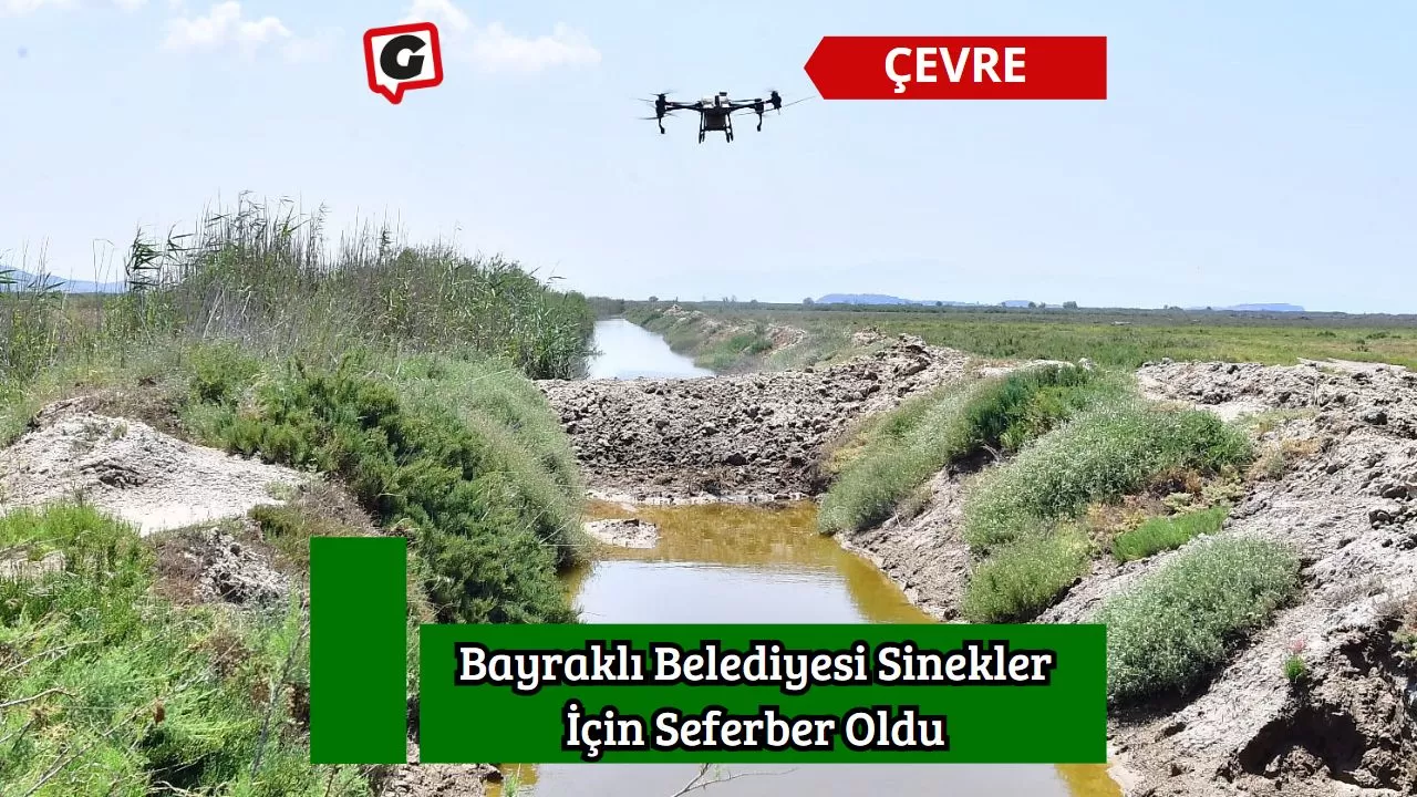 İzmir Büyükşehir Belediyesi'nden Sineklere Dronlu Çözüm