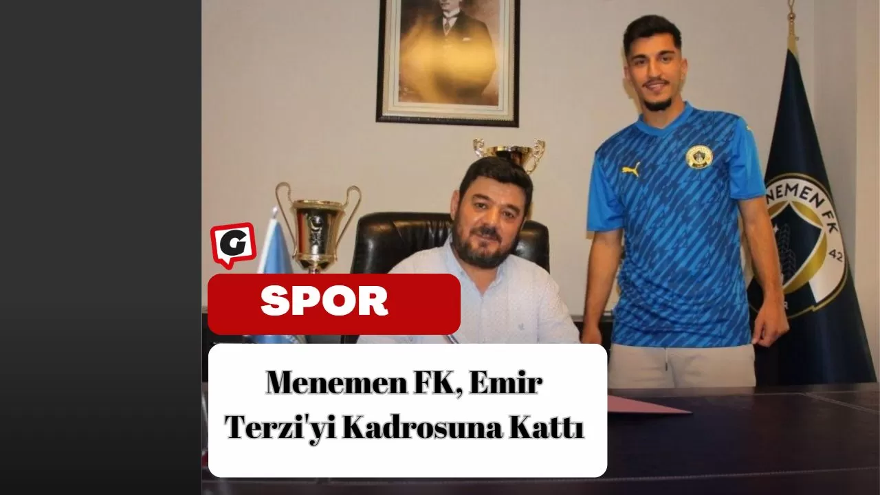 Menemen FK, Emir Terzi'yi Kadrosuna Kattı