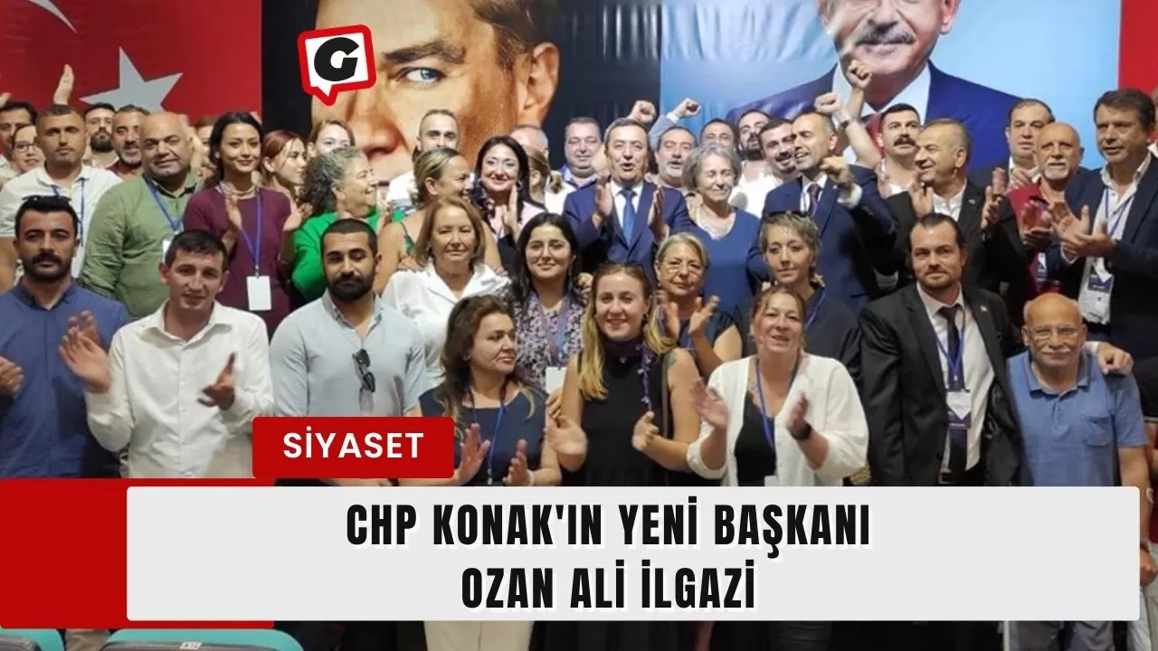 CHP Konak'ın yeni başkanı Ozan Ali İlgazi