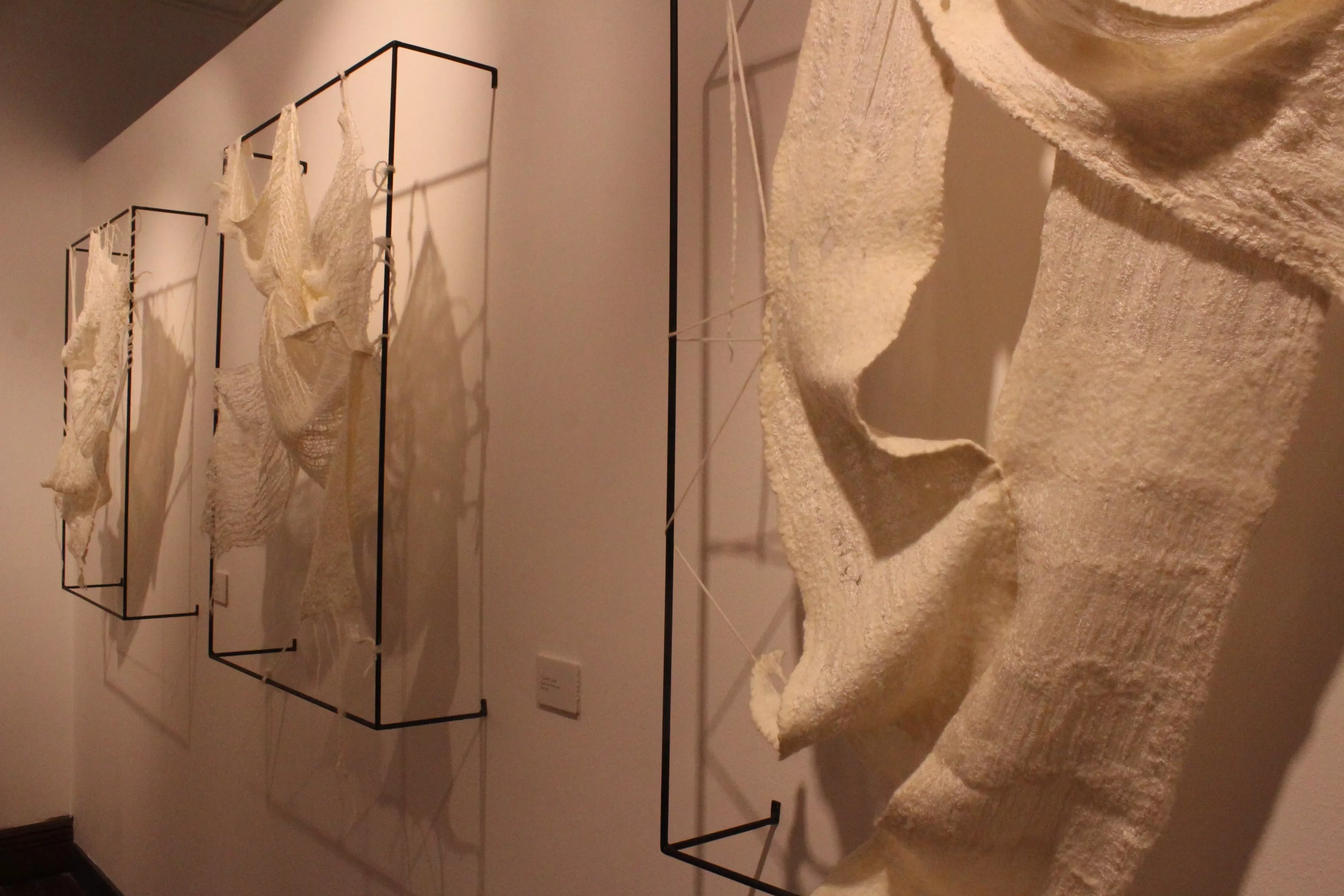 DEÜ Güzel Sanatlar Fakültesi Moda Giyim Tasarım Bölümü Tekstil Tasarımı Ana Sanat Dalı Öğretim Üyesi Doç. Dr. Neslihan Yaşar’ın “Koza’dan Doku(ma)ya” isimli lif sanatı sergisi açıldı