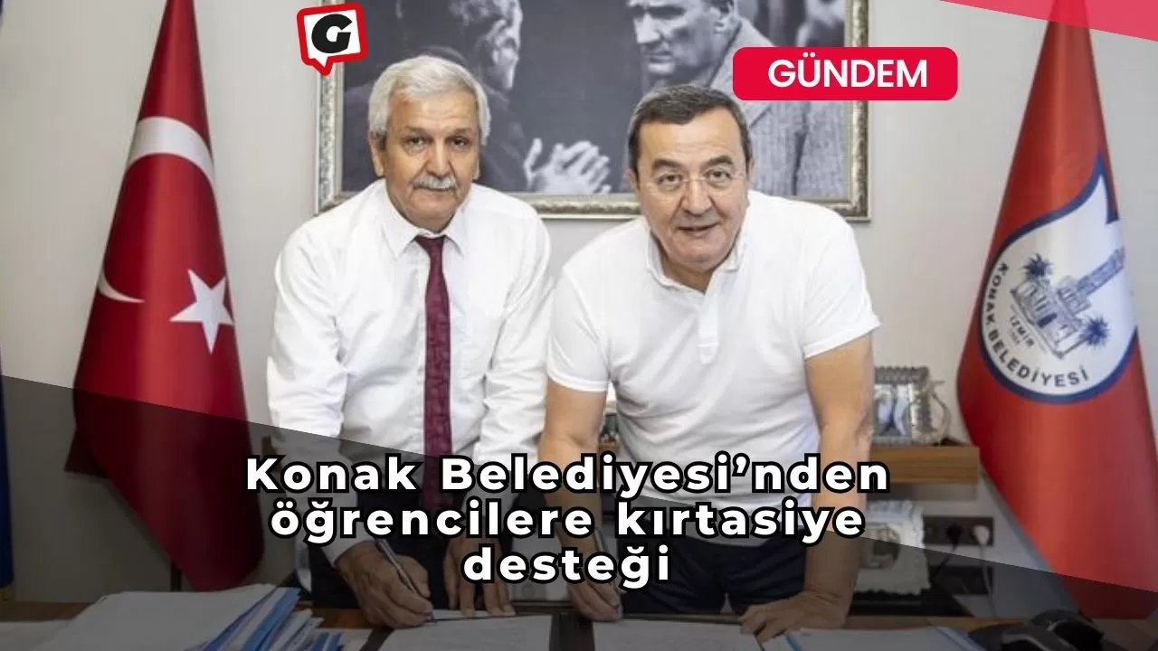 Konak Belediyesi’nden öğrencilere kırtasiye desteği