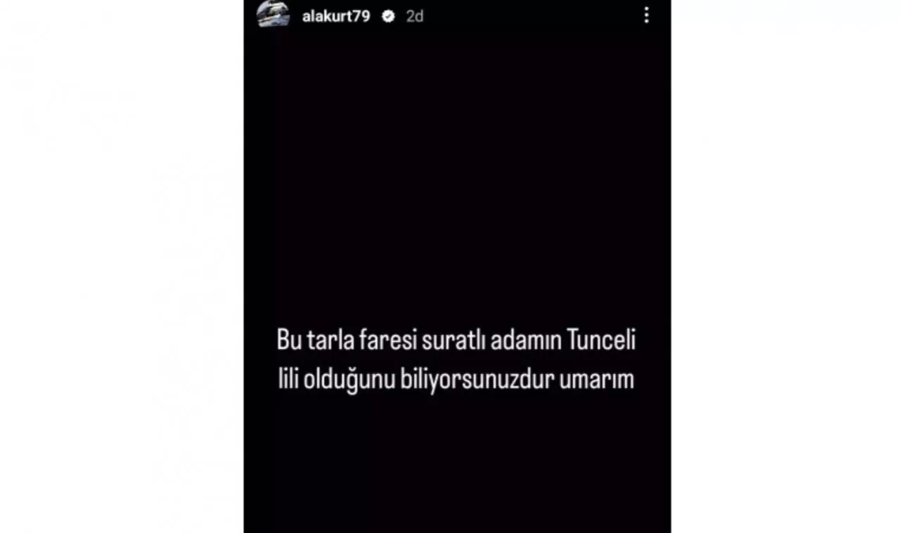Oyuncu Mehmet Akif Alakurt, sosyal medyada yaptığı paylaşımlarla CHP Genel Başkanı Kemal Kılıçdaroğlu'nu hedef aldı. Daha önce de kadınlara yönelik cinsiyetçi söylemleri nedeniyle tepki çekmişti.