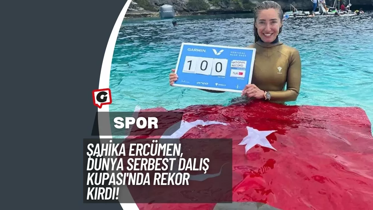 Şahika Ercümen, Dünya Serbest Dalış Kupası'nda Rekor Kırdı!