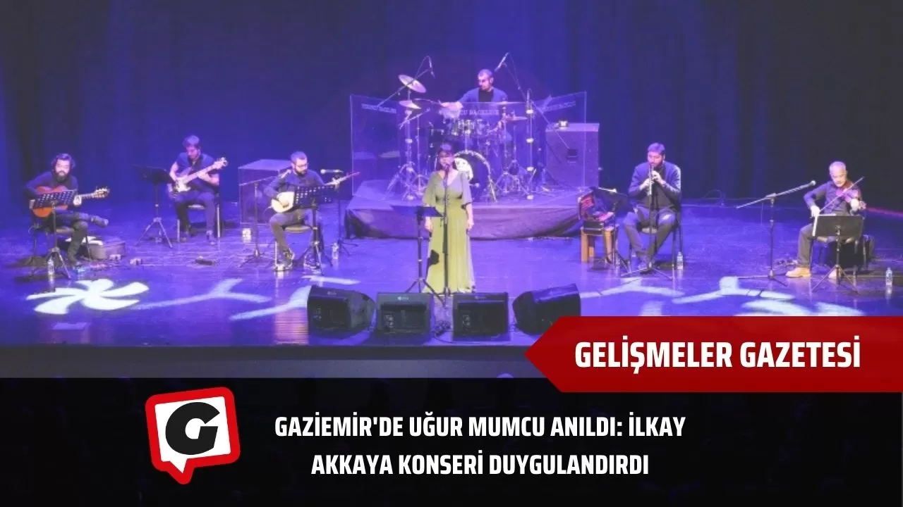 Gaziemir'de Uğur Mumcu anıldı: İlkay Akkaya konseri duygulandırdı