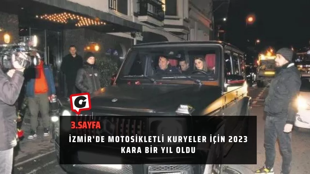 İzmir'de motosikletli kuryeler için 2023 kara bir yıl oldu