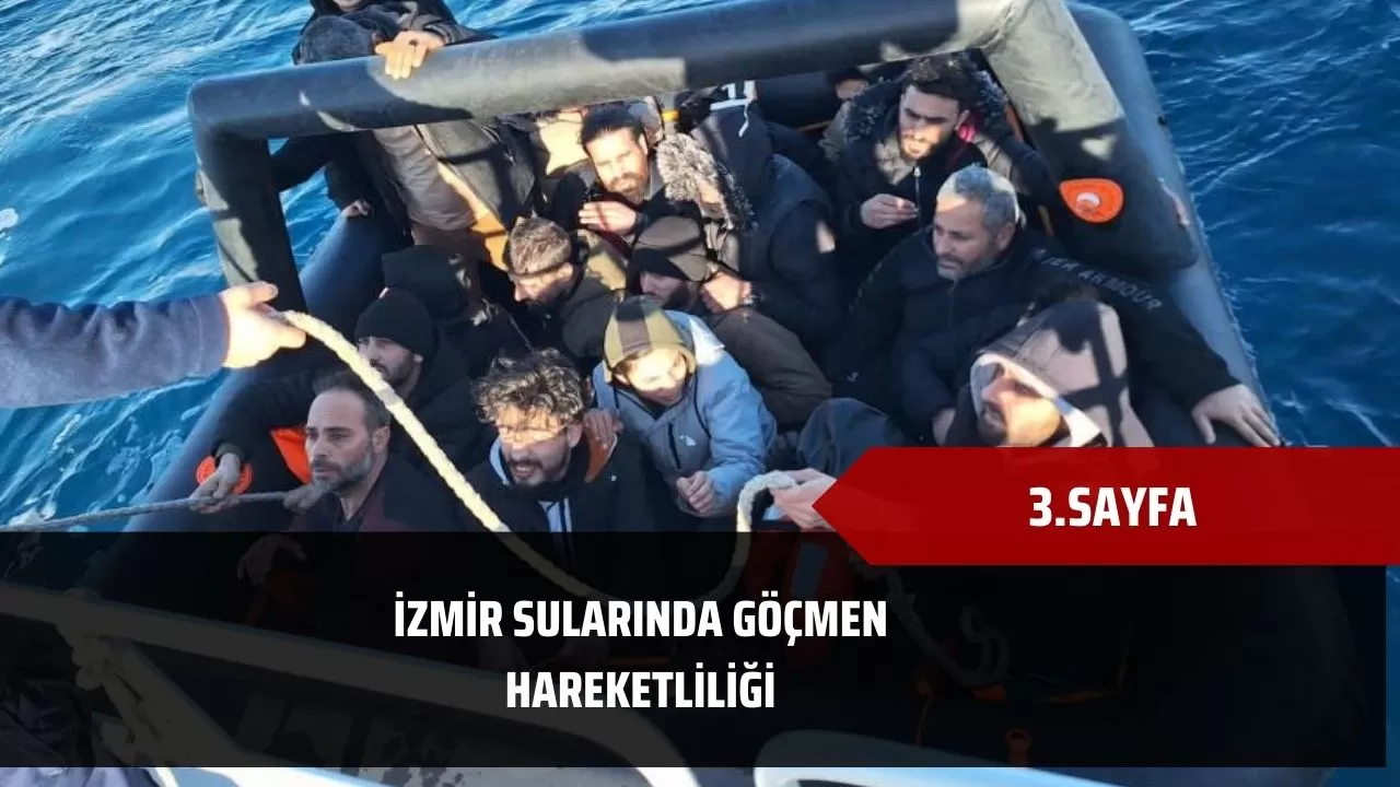 İzmir sularında göçmen hareketliliği