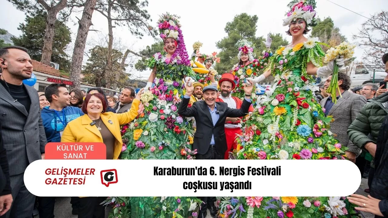 Karaburun'da 6. Nergis Festivali coşkusu yaşandı
