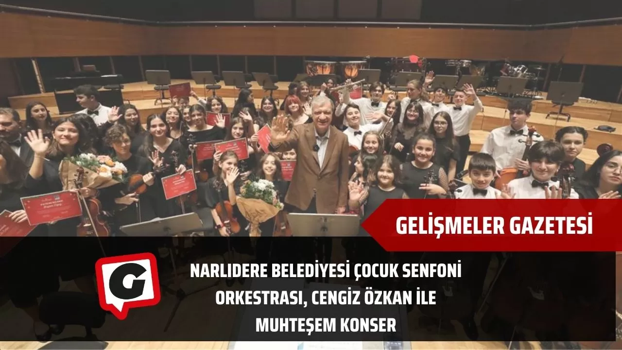 Narlıdere Belediyesi Çocuk Senfoni Orkestrası, Cengiz Özkan ile muhteşem konser
