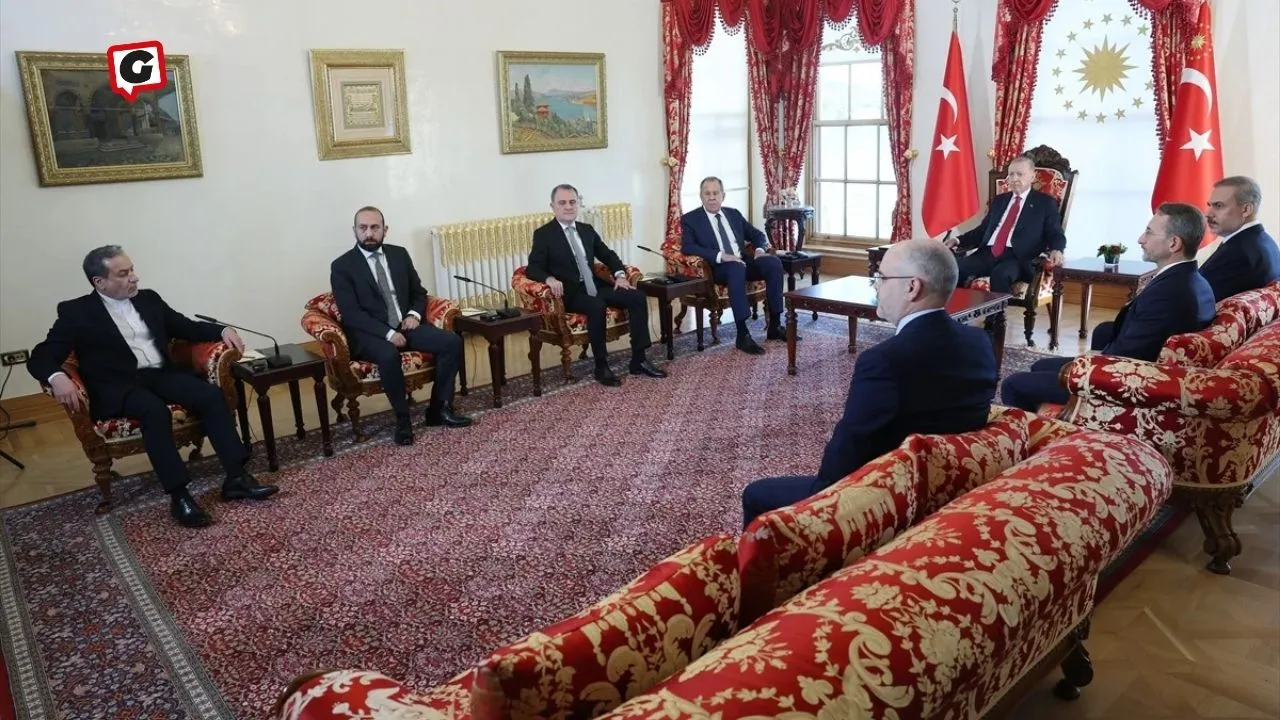 Cumhurbaşkanı Erdoğan, Güney Kafkasya İşbirliği Platformu Bakanlarını Ağırladı