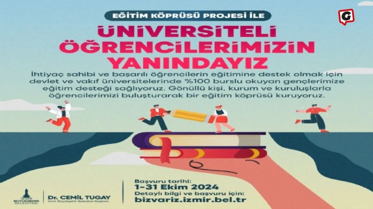 İzmir Büyükşehir Belediyesi Eğitim Köprüsü Projesi ile Öğrencilere Destek