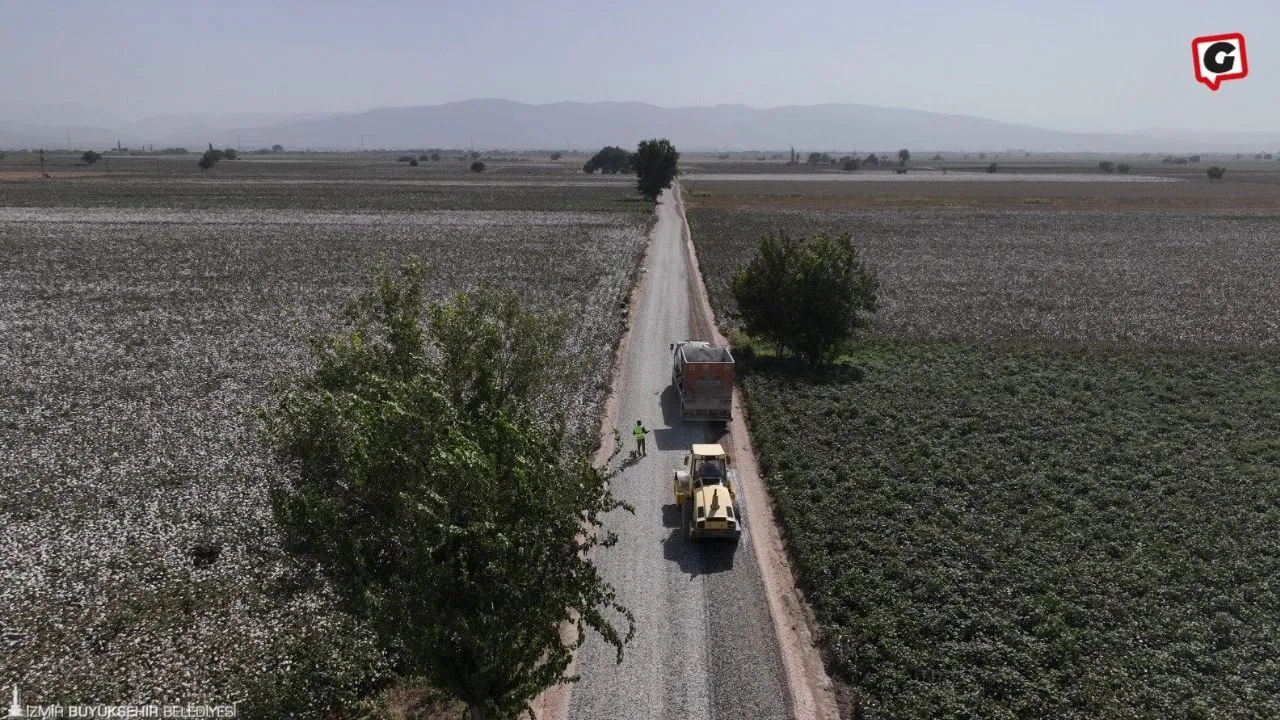 İzmir'de Kırsal Yollar Asfaltlandı: Çiftçilere Büyük Kolaylık