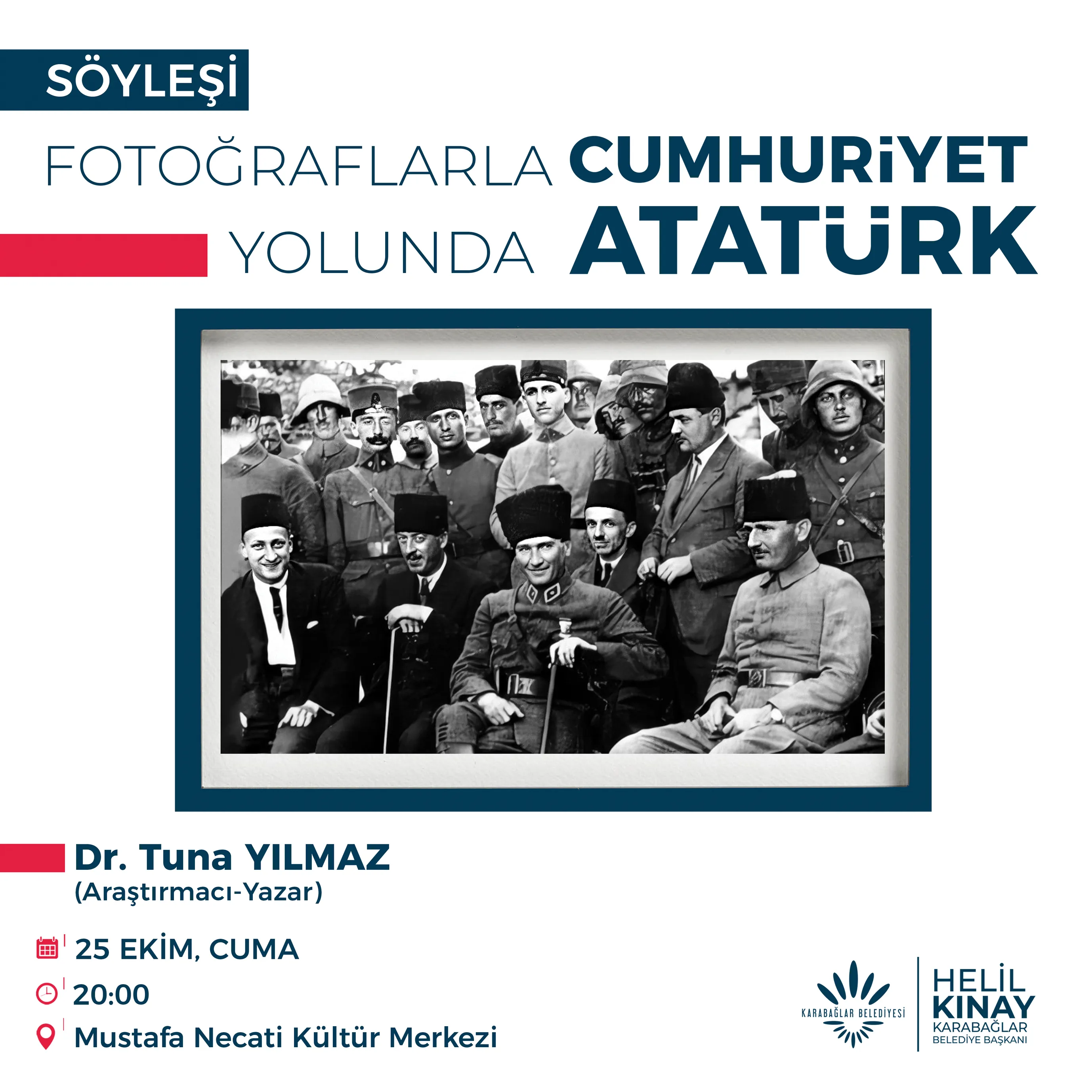 Karabağlar Belediyesi, Cumhuriyetin 101. yıldönümünü 22-28 Ekim tarihleri arasında düzenleyeceği etkinliklerle kutlayacak. 