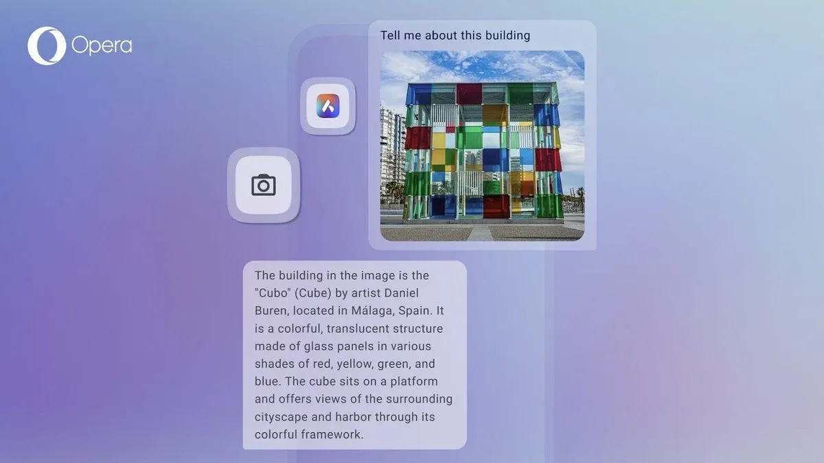 Opera, Android kullanıcılarına yönelik yeni güncellemesinde yapay zeka destekli "Görüntü Anlama" özelliğini tanıttı. Kullanıcılar, fotoğrafları hakkında detaylı bilgilere erişebilecek.