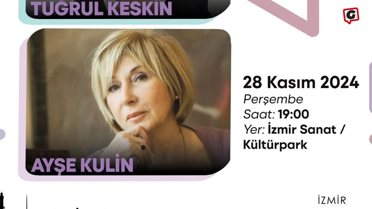 Ayşe Kulin, 28 Kasım'da İzmir'de Edebiyat Sohbeti İçin Sahne Alacak