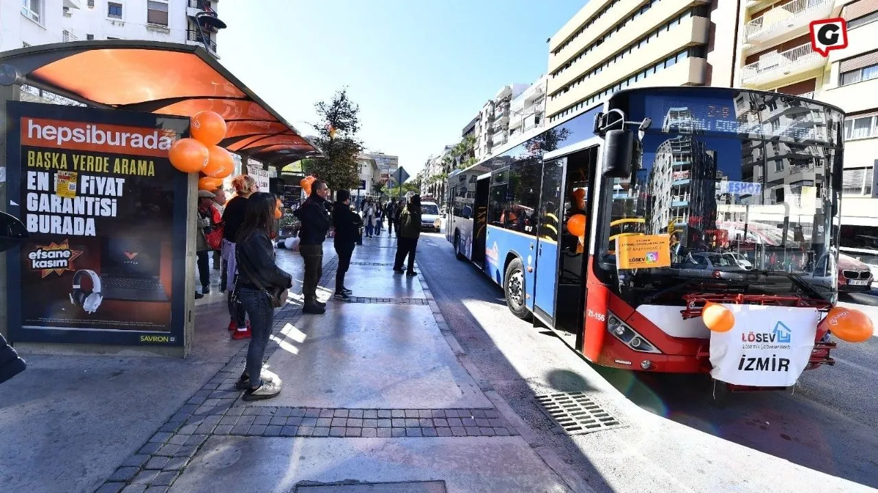 İzmir ESHOT, LÖSEV'e Özel Otobüsle Lösemili Çocukları Mutlu Etti