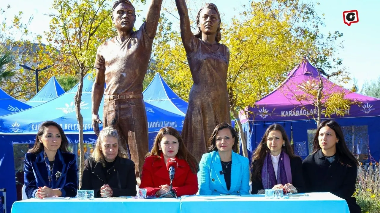 Karabağlar’da “Kırık Saçlar Özgürlüğe Yürüyor” Etkinliği