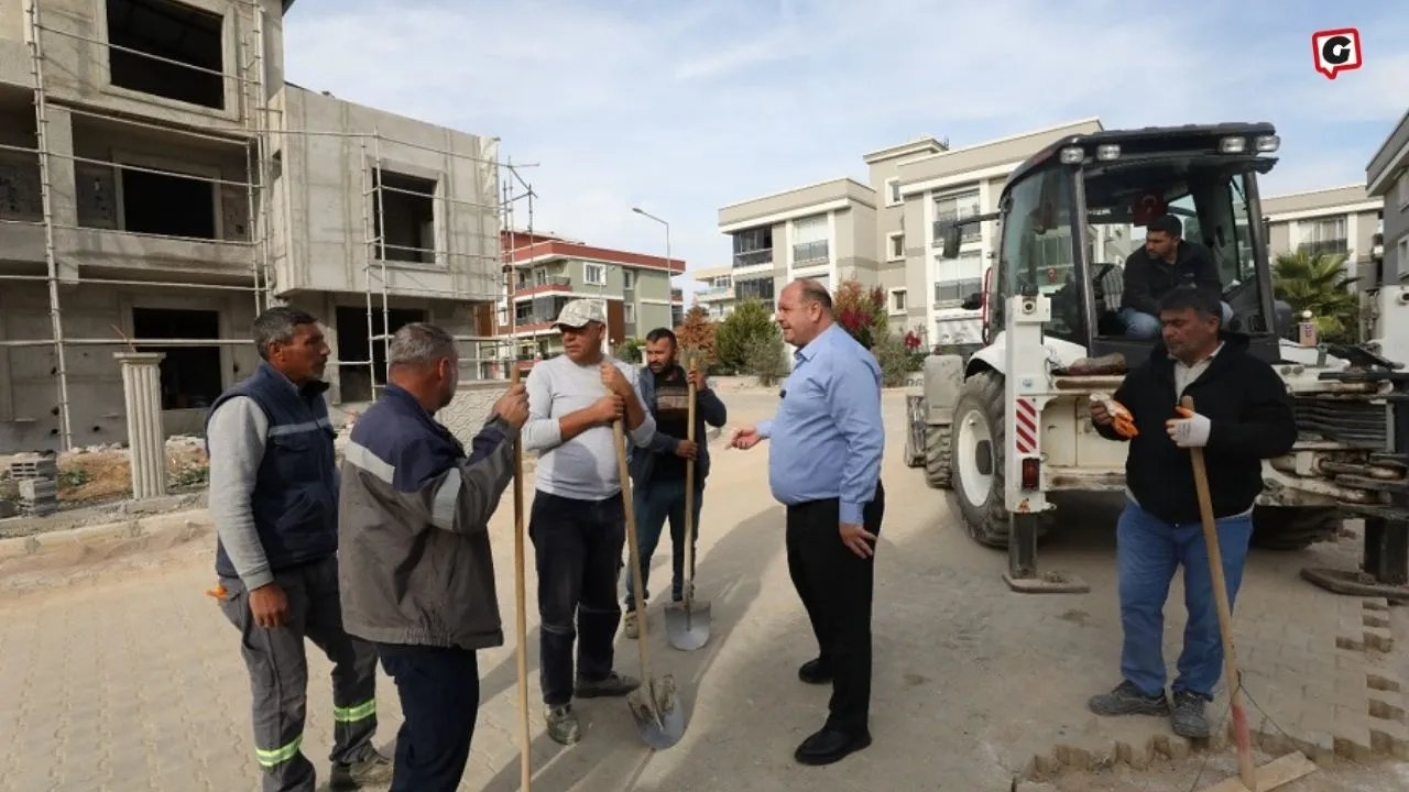 Menderes Belediye Başkanı İlkay Çiçek, Hizmetleri Yerinde İnceliyor