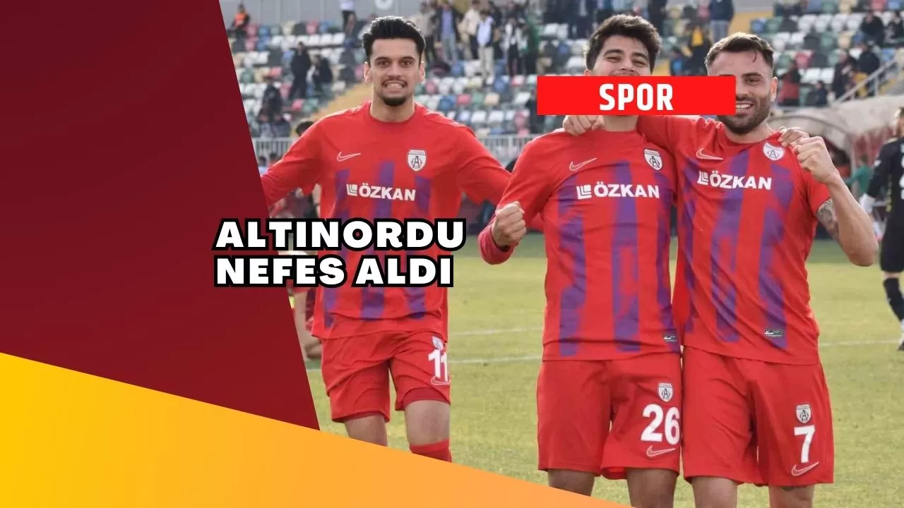 Altınordu, nefes aldı