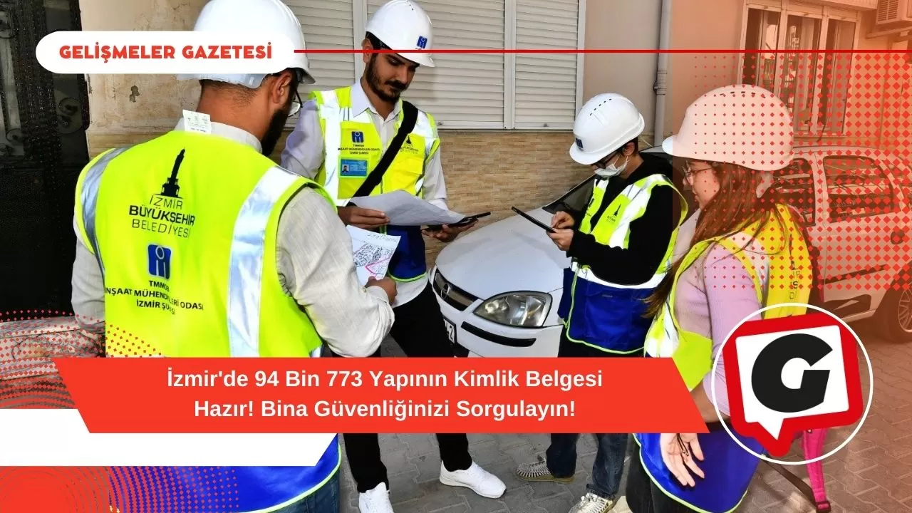 İzmir'de 94 Bin 773 Yapının Kimlik Belgesi Hazır! Bina Güvenliğinizi Sorgulayın!