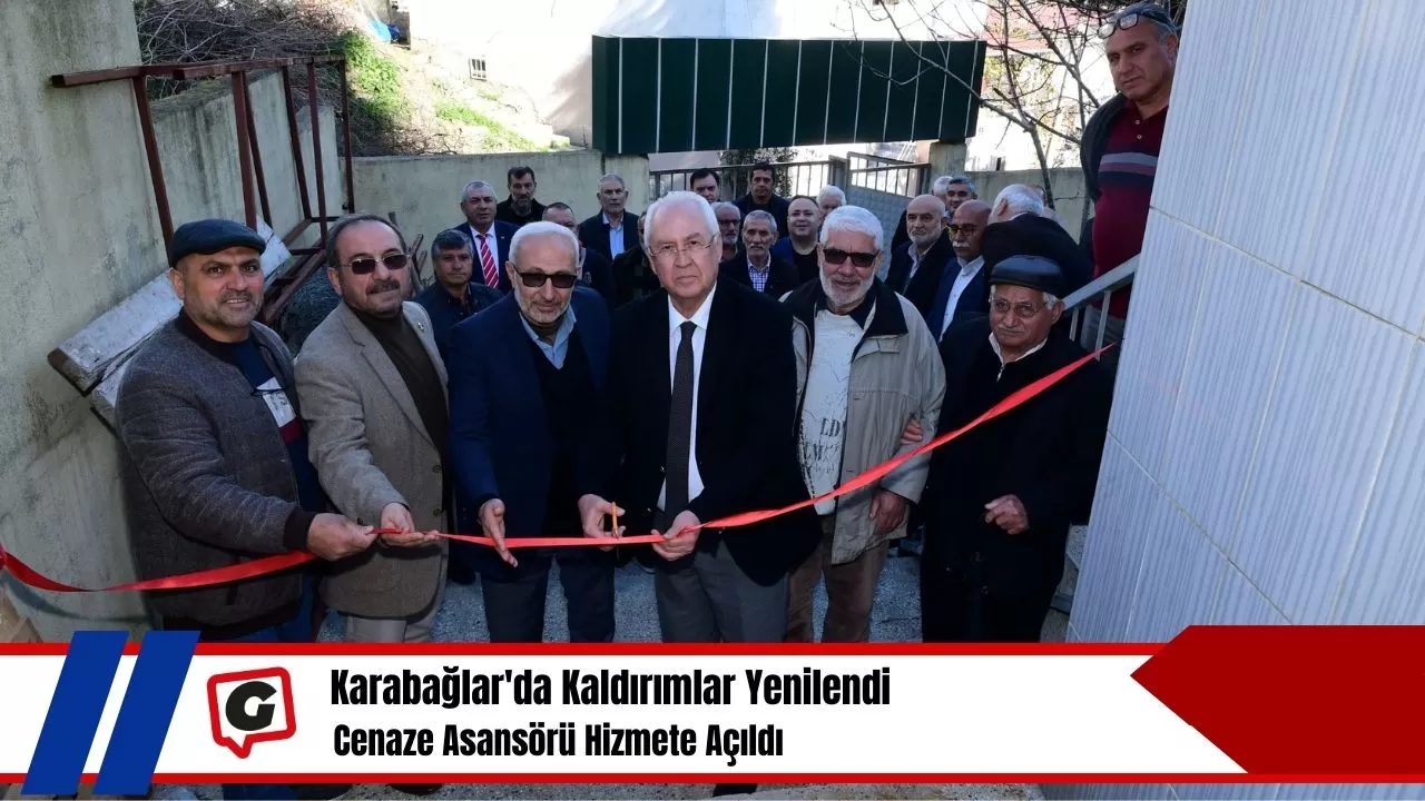 Karabağlar'da Kaldırımlar Yenilendi, Cenaze Asansörü Hizmete Açıldı