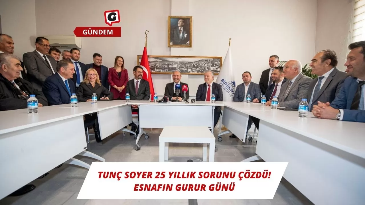 Tunç Soyer 25 Yıllık Sorunu Çözdü! Esnafın Gurur Günü