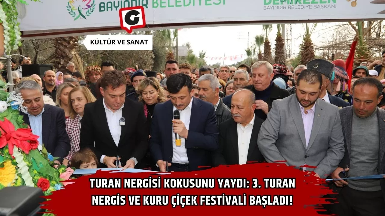 Turan Nergisi Kokusunu Yaydı: 3. Turan Nergis ve Kuru Çiçek Festivali Başladı!