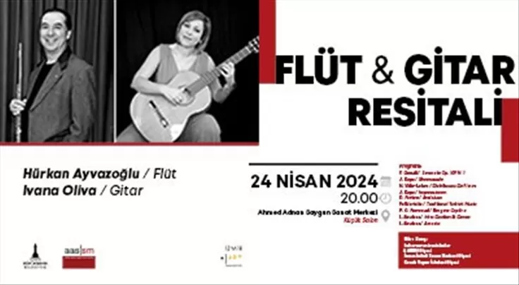 İzmir Büyükşehir Belediyesi Ahmed Adnan Saygun Sanat Merkezi (AASSM), Nisan ayında İzmirlileri sanat dolu bir programa davet ediyor.