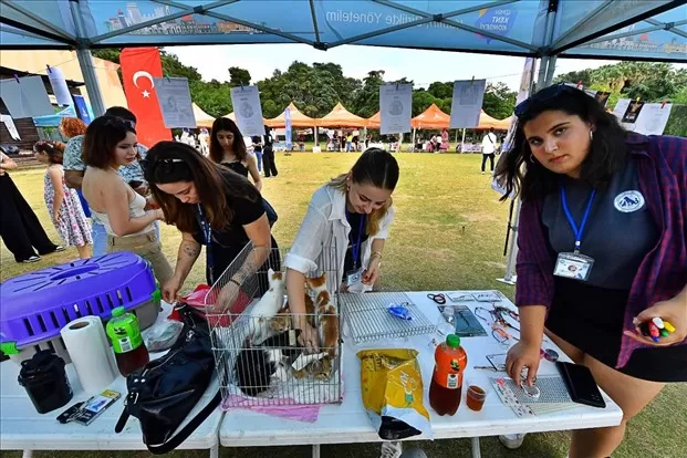 İzmir Büyükşehir Belediyesi tarafından düzenlenen Sahiplendirme Şenliği, Kültürpark'ta can dostları arayanlarla hayvanseverleri bir araya getirdi. 