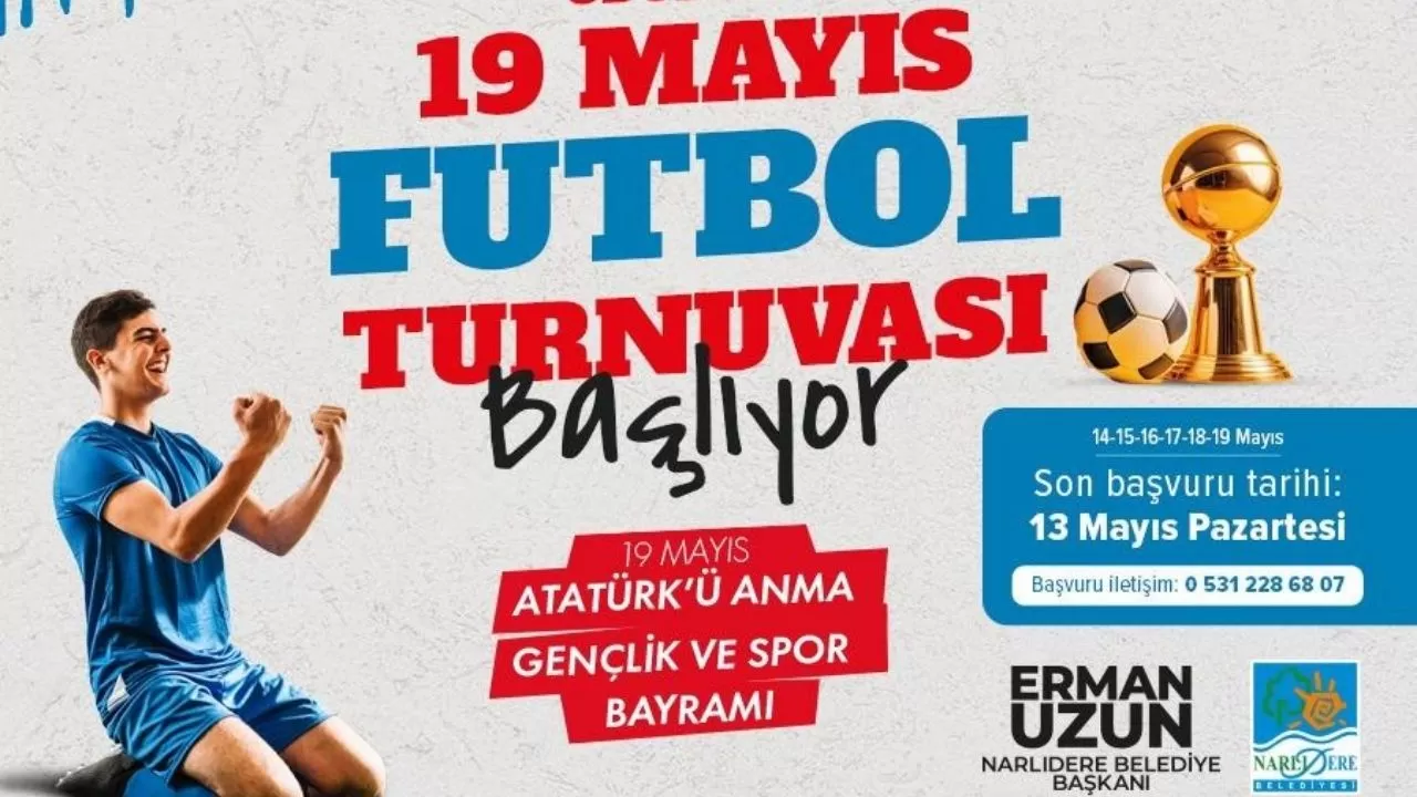 Narlıdere Belediyesi'nden 19 Mayıs Gençlik Futbol Turnuvası: Katılım Koşulları ve Başvuru Detayları